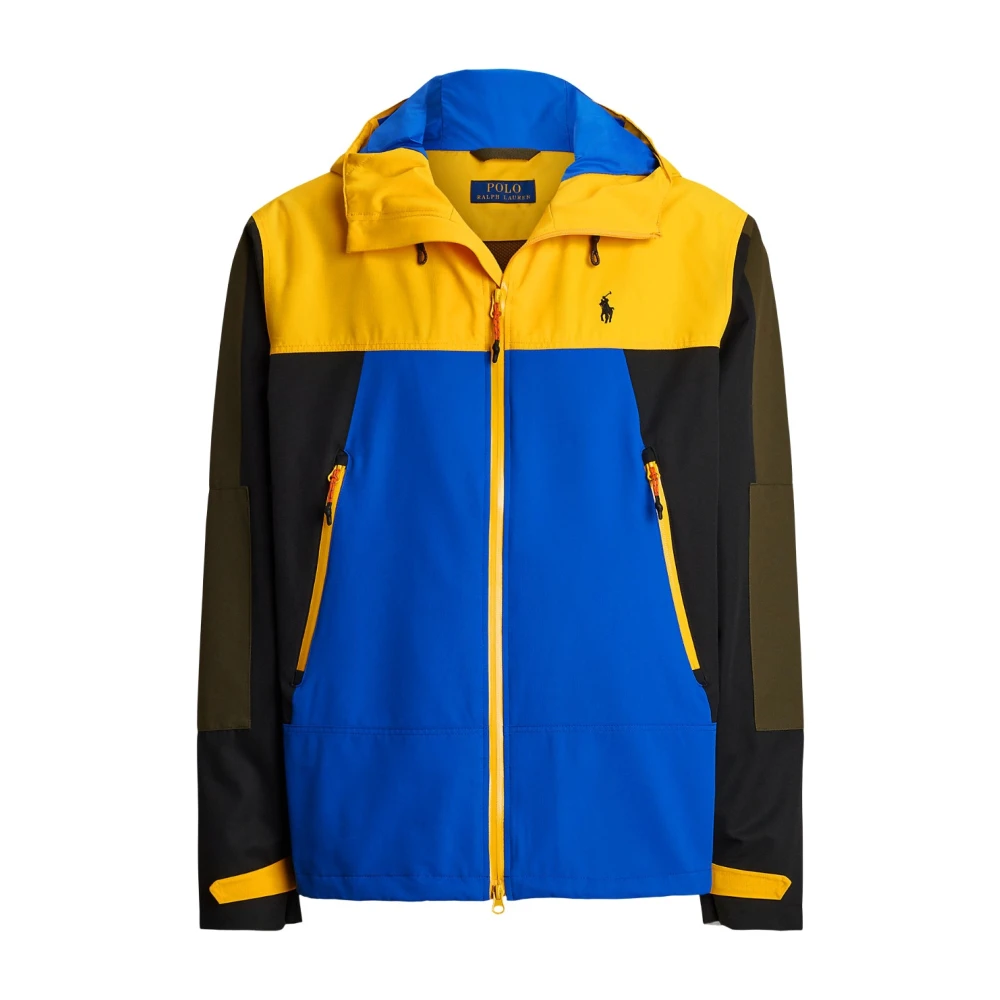 Polo Ralph Lauren Blauw Zwart Geel Kawai Jas Multicolor Heren