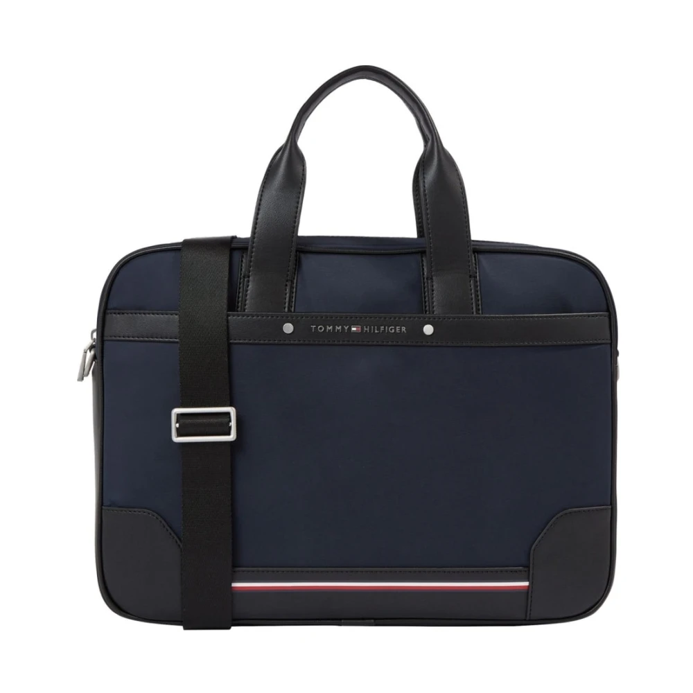 Blauwe Laptoptas voor Heren Tommy Hilfiger Laptoptassen