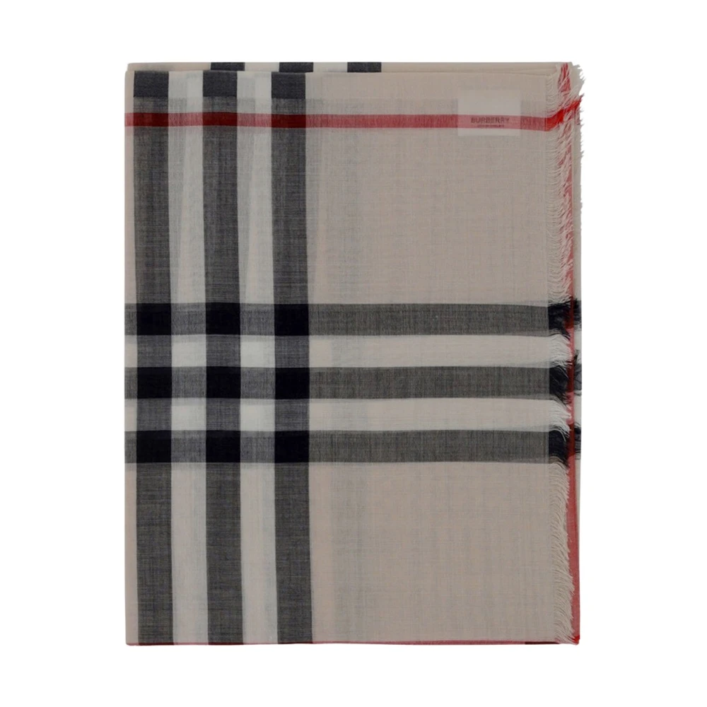 Burberry Modieuze Unisex Sjaal Accessoires Beige Unisex