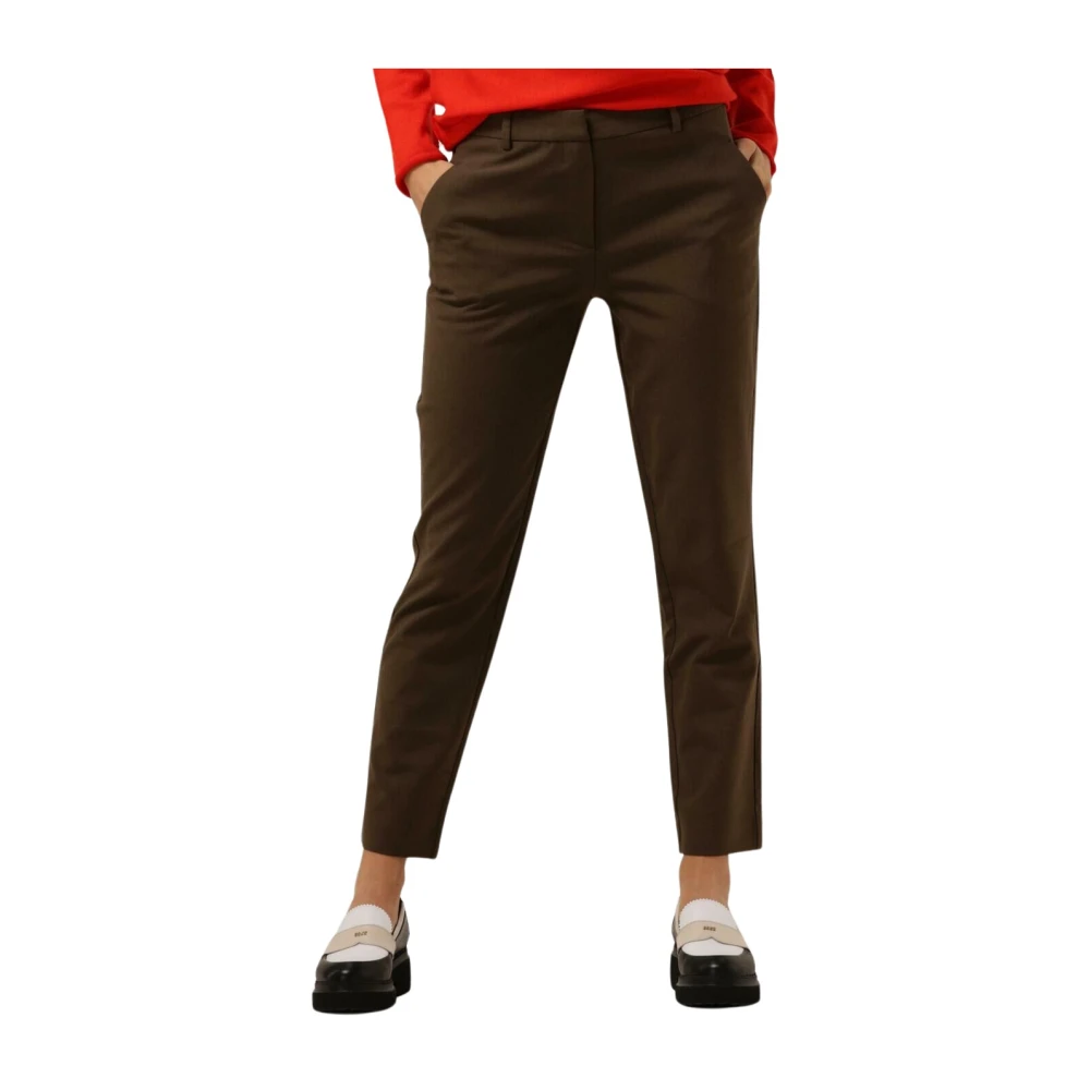 Fiveunits Bruine Crop Broek Kylie Brown Dames