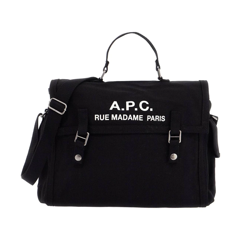 A.p.c. Canvas Recovery Schoudertas Black Heren