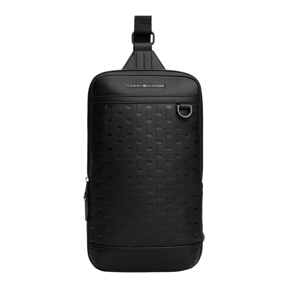 Tommy Hilfiger Men's Black Th Modern Slingpack