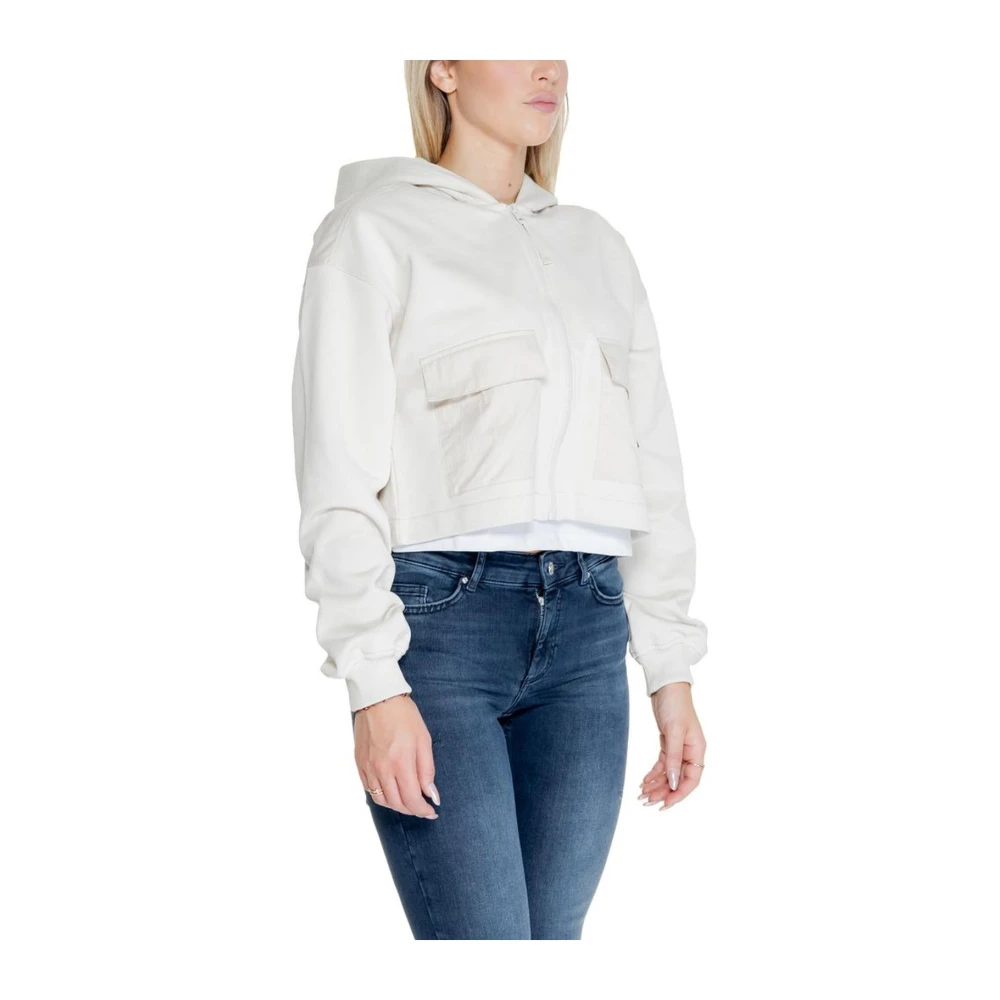 Tommy Jeans Katoenen Crewneck Sweater Beige Heren