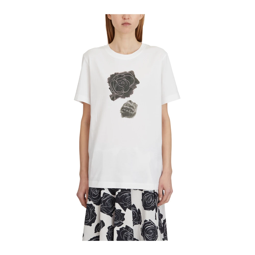 Marni - Tops > T-Shirts - White - Marni - Modalova