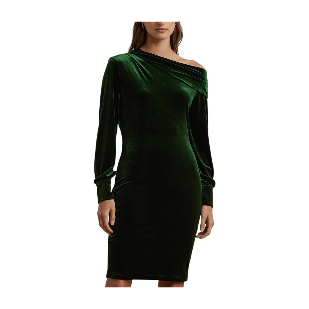 Ralph Lauren Sheath Jurk met Ballonmouwen Green Dames