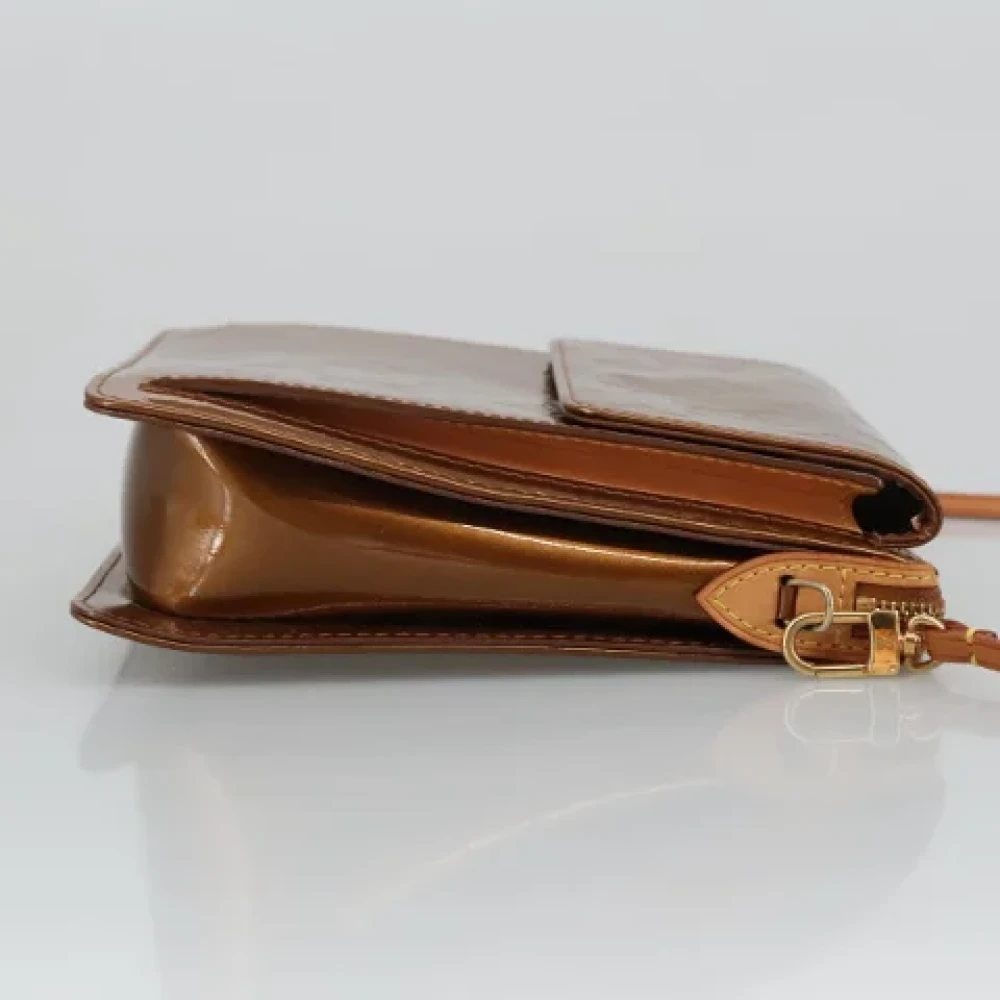Louis Vuitton Vintage Pre-owned Leather pouches Brown Dames