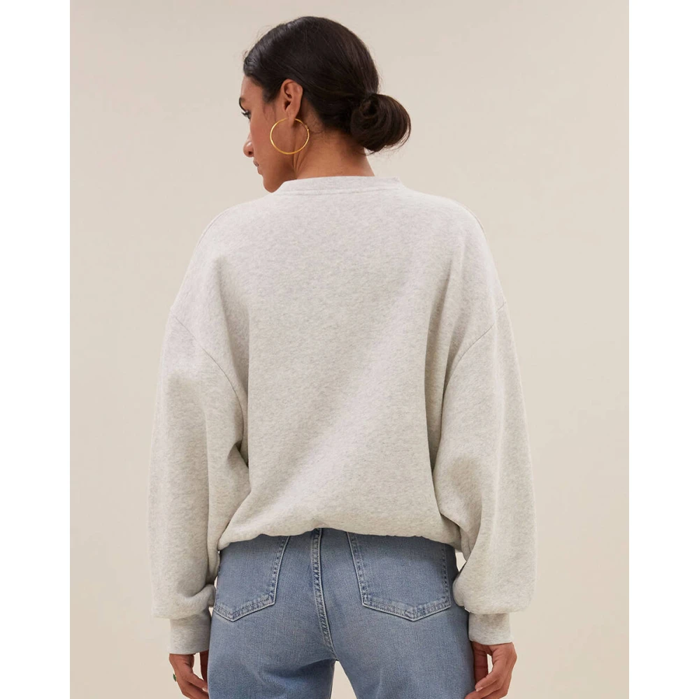 By-Bar Bibi Logo Sweater Gray Dames