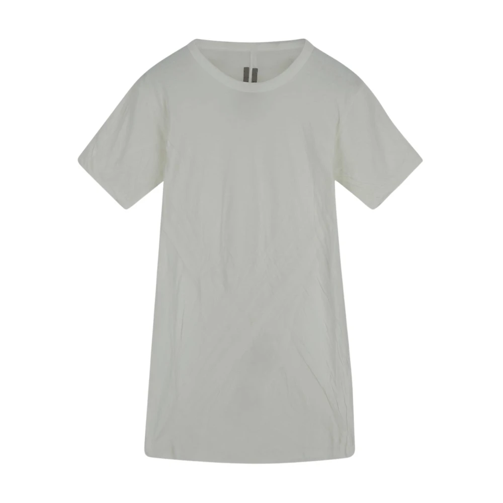 Rick Owens Double SS Katoenen T-shirt White Heren