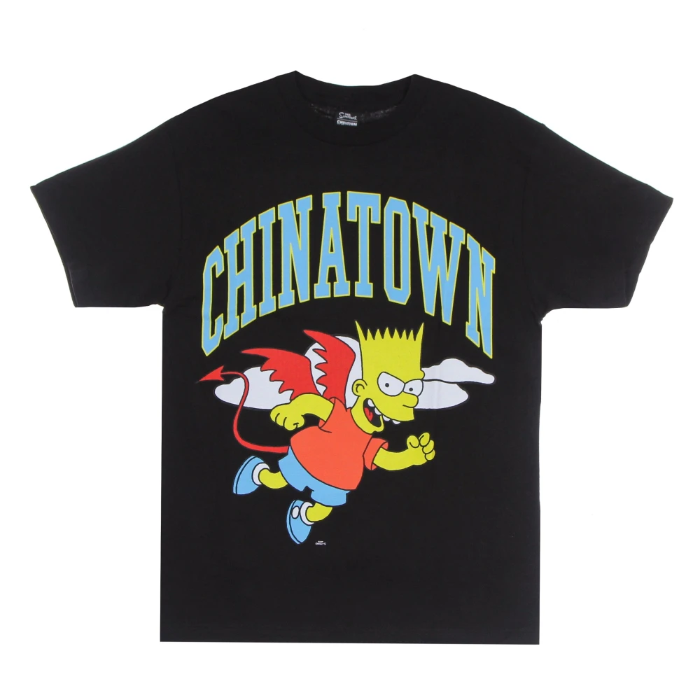 Market Men's Black Devil Arc Tee The Simpsons - T-Shirts - M - Tops