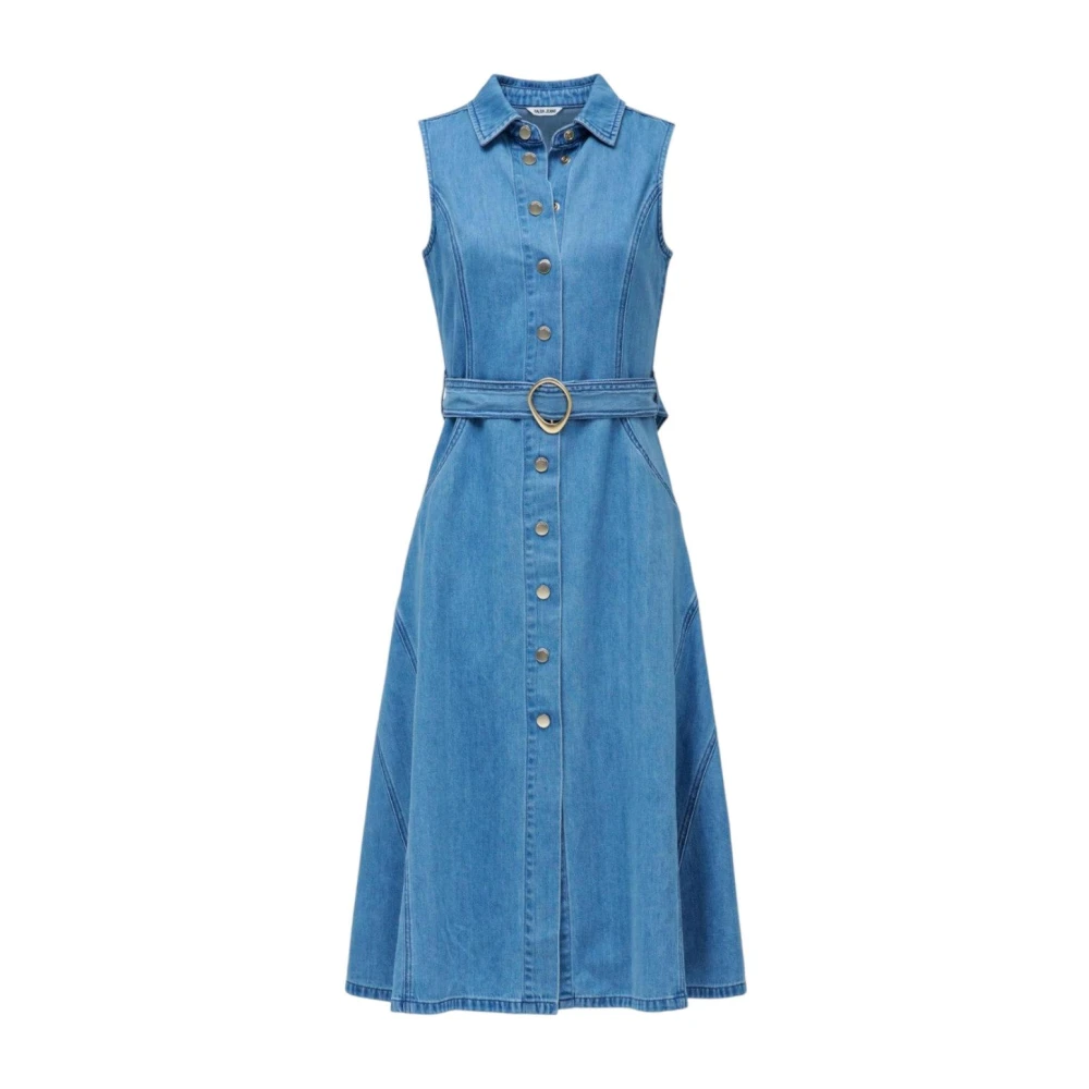 Salsa Blue Shirt Dresses, Female, S, Denim Shirt Dress