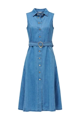 Denim Skjortklänning