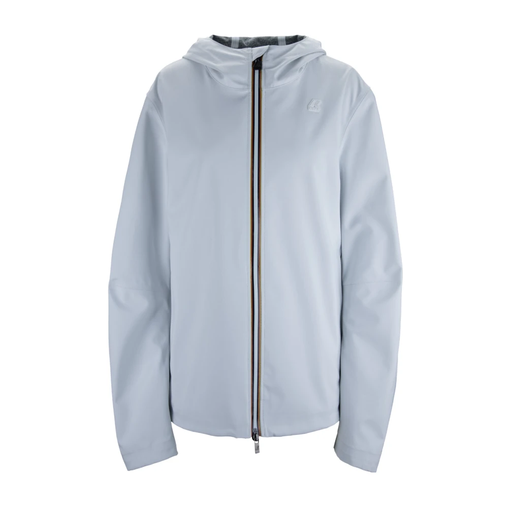 K-way Heren Ritsjas Waterdicht Met Capuchon Blue Heren