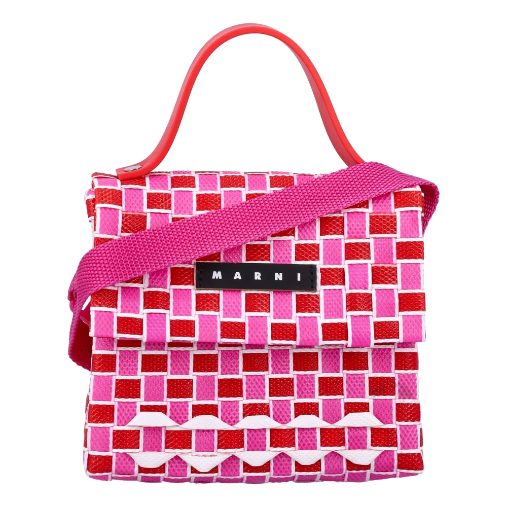 Marni Intreccio Crossbody Tas Pink Dames