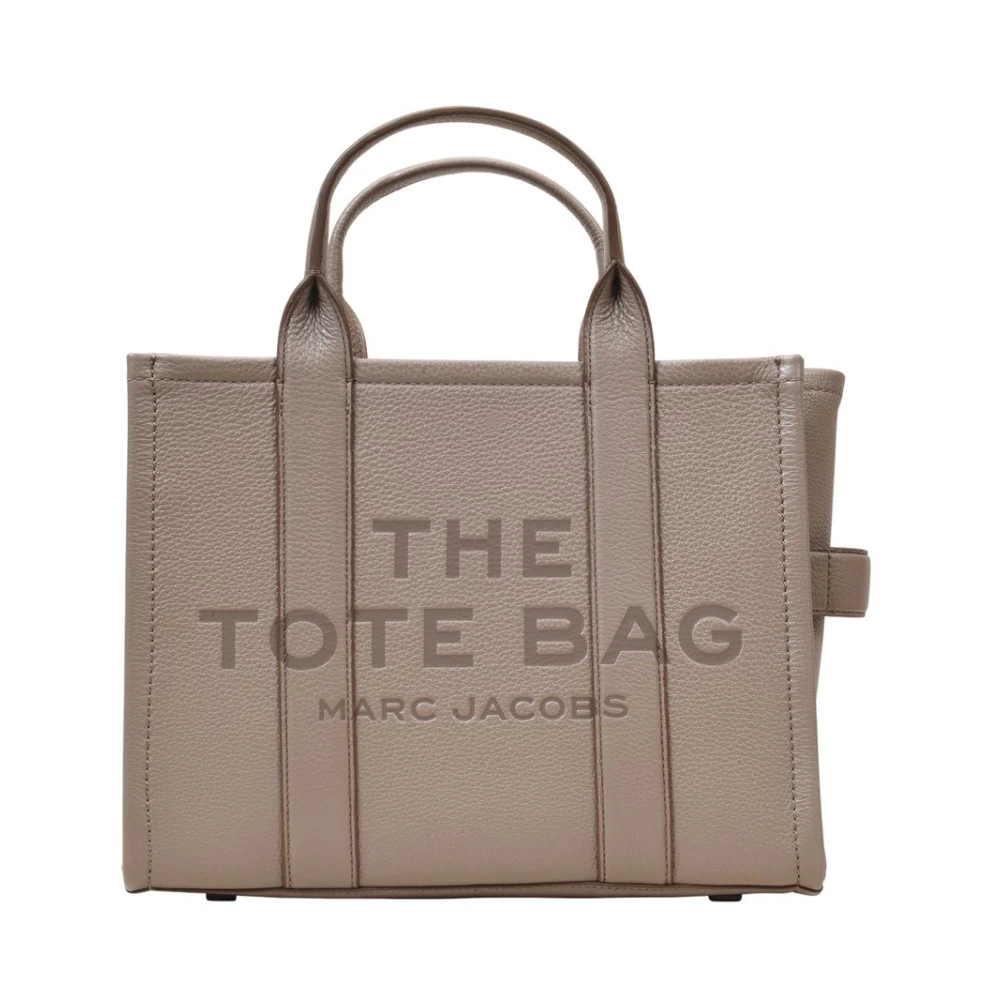 Marc Jacobs Donna Marrone Borsa Tote Media In Pelle