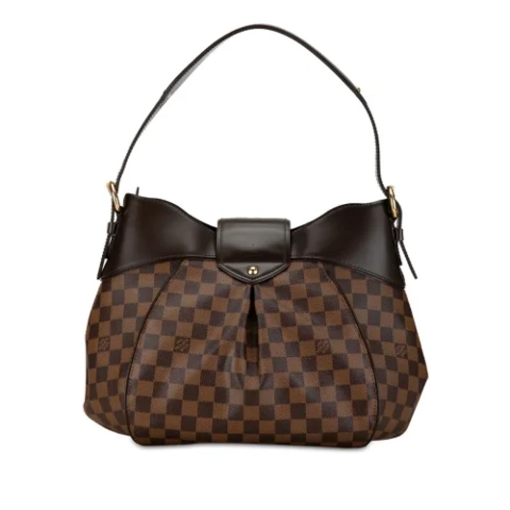Louis Vuitton Vintage Pre-owned Plastic shoulder-bags Brown Dames