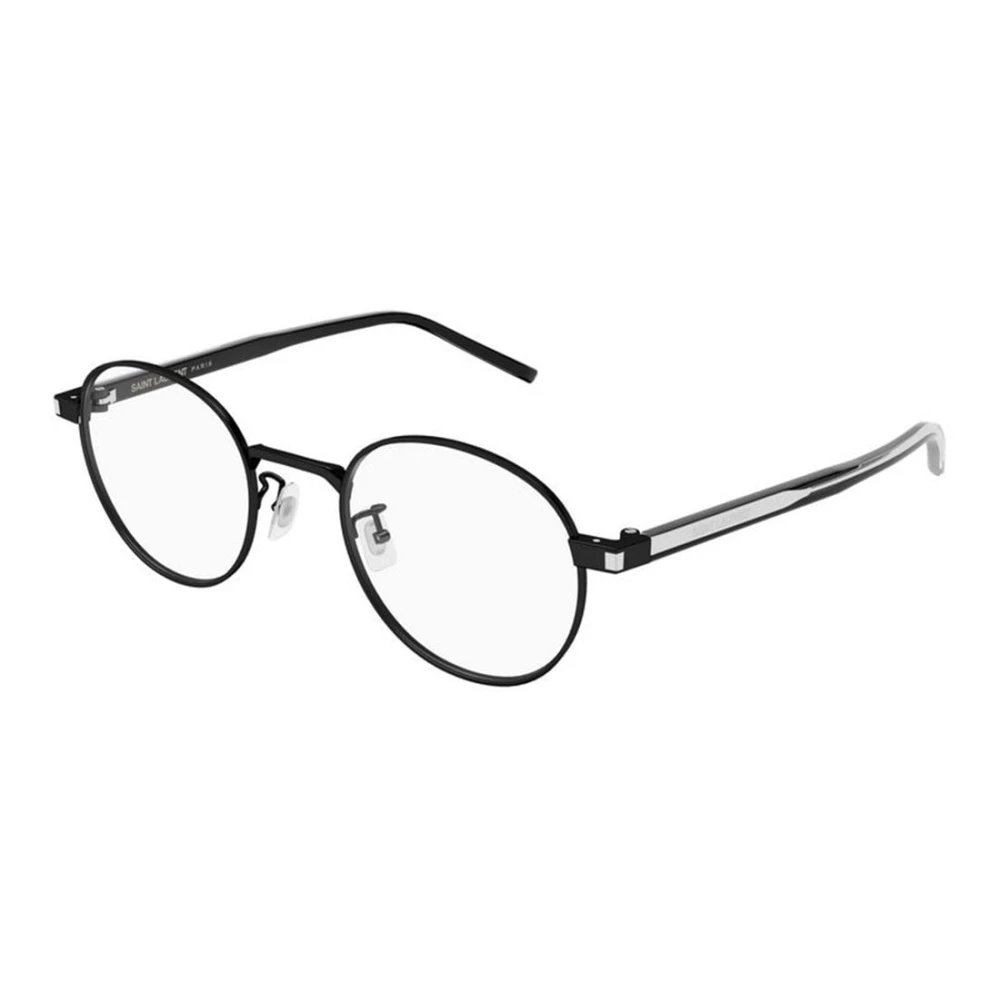 Saint Laurent Unisex Black Glasses, 49 Mm, Optical Frame