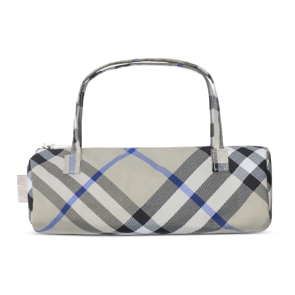 Burberry Grijze Accessoires met Check Design Gray Dames