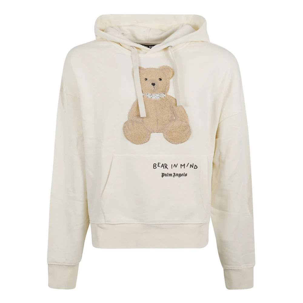 Palm Angels Beige Sweater met Bear Design Beige Heren