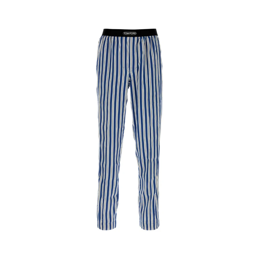 Tom Ford Men's Stretch Silk Satin Pj Pants