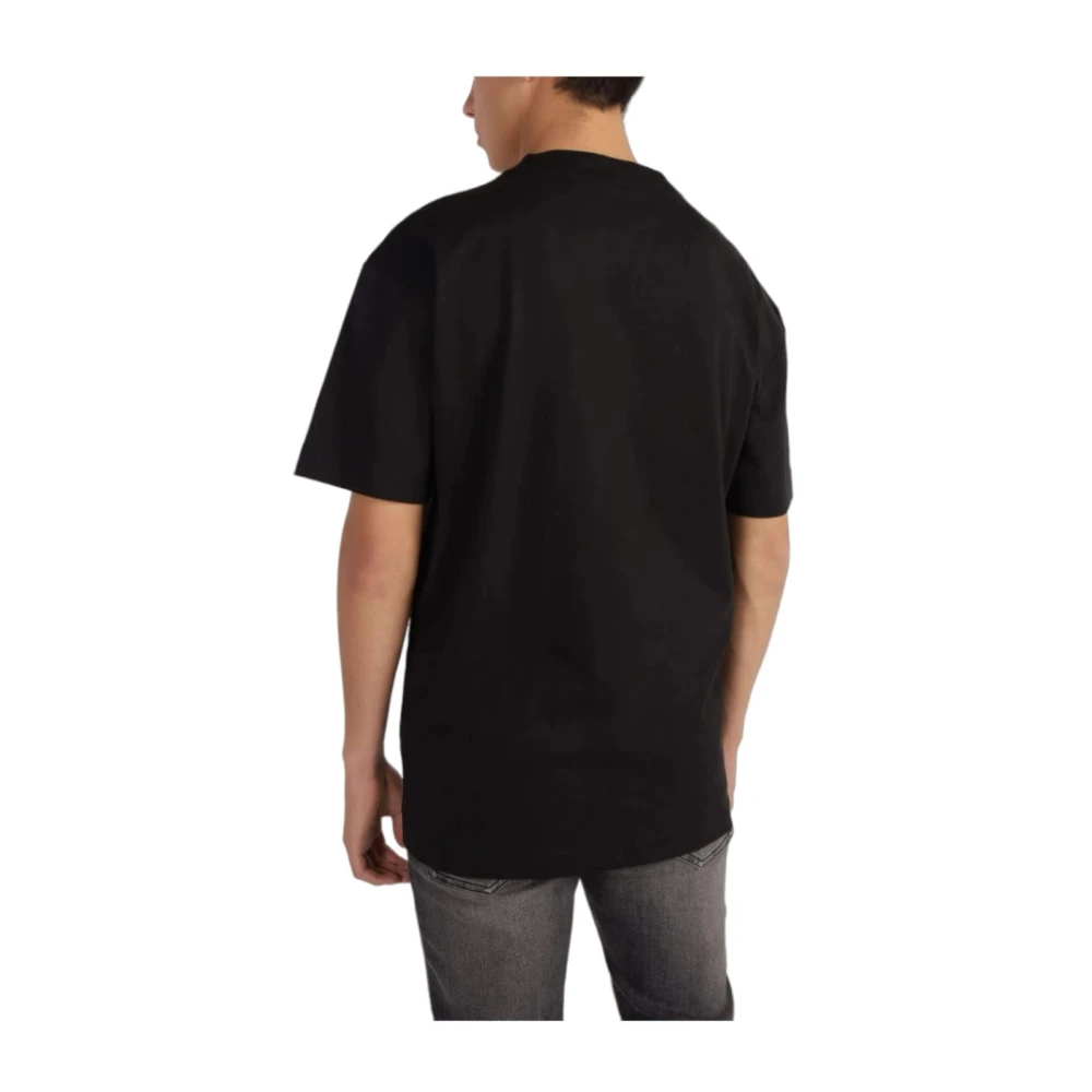 Calvin Klein Geperforeerd Monogram T-shirt Black Heren