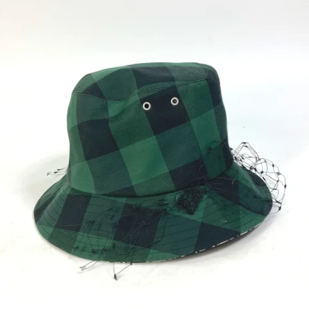 Dior Vintage Pre-owned Cotton hats Green Dames