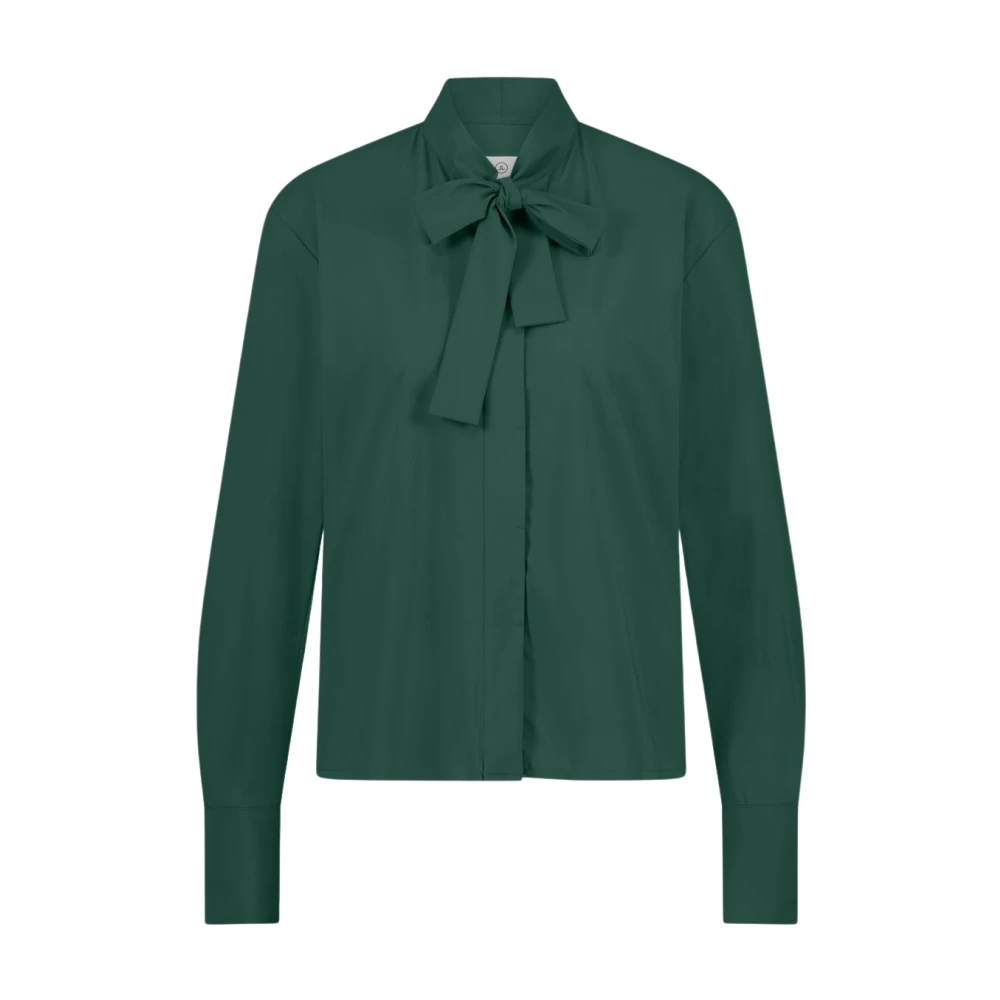Jane Lushka Magda Blouse Technisch Jersey Green Dames