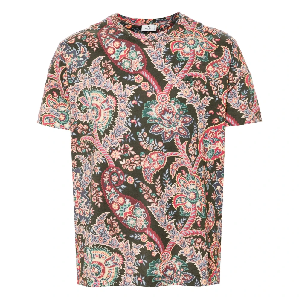 ETRO Bloemen paisley-print T-shirt Multicolor Heren