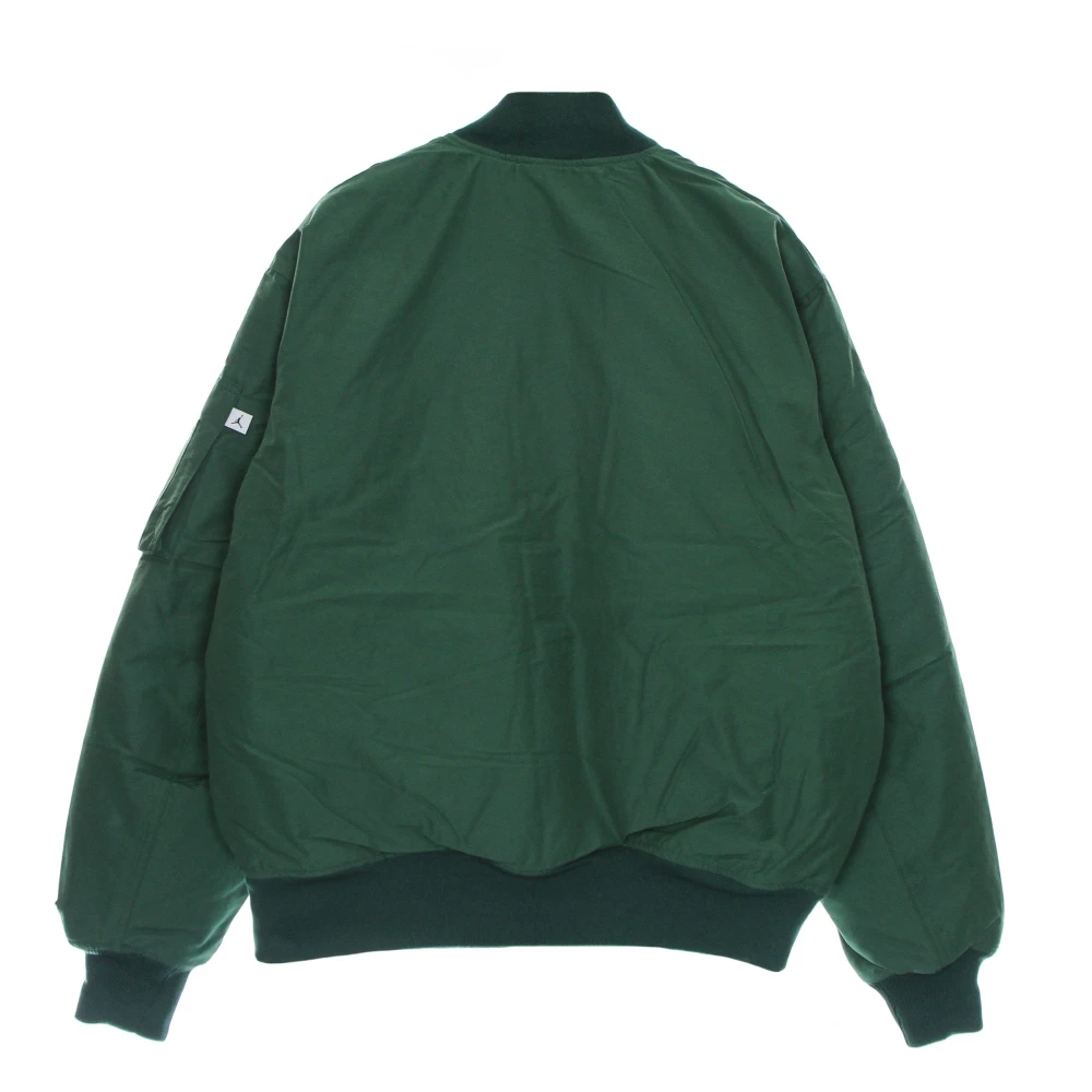 Jordan Omkeerbare Gewatteerde Ma-1 Jas Groen Bruin Green Heren
