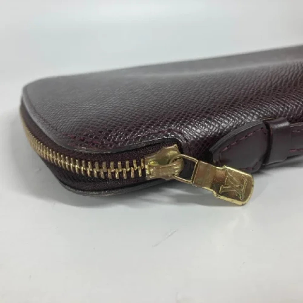 Louis Vuitton Vintage Pre-owned Leather wallets Red Dames
