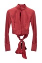 gold-button-high-collar-blouse
