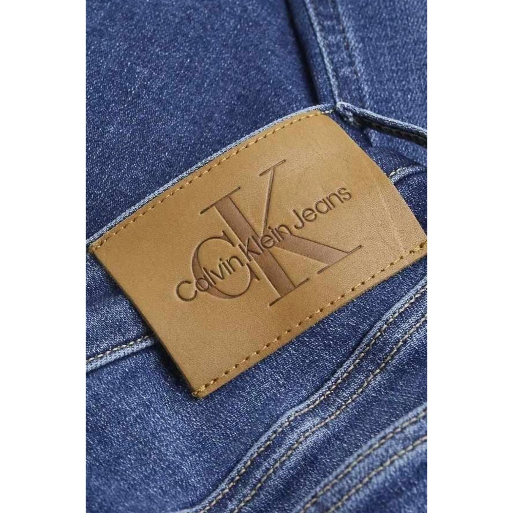 Calvin Klein Jeans Klassieke Denim Jeans Collectie Blue Dames