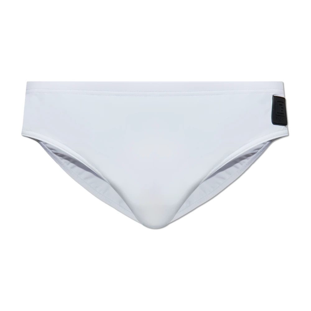 Balmain Swim Briefs White Heren