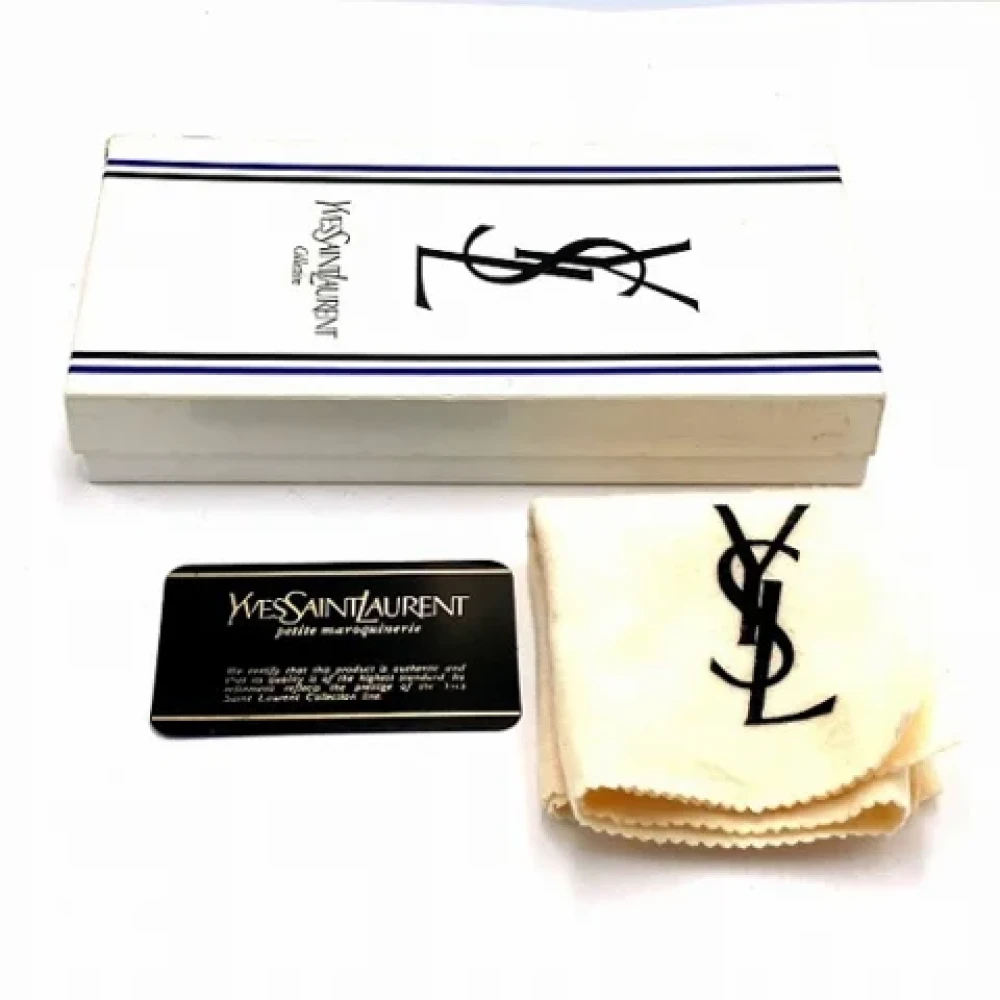 Yves Saint Laurent Vintage Pre-owned Leather wallets Black Dames