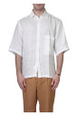chemise-a-manches-courtes-en-lin-blanc