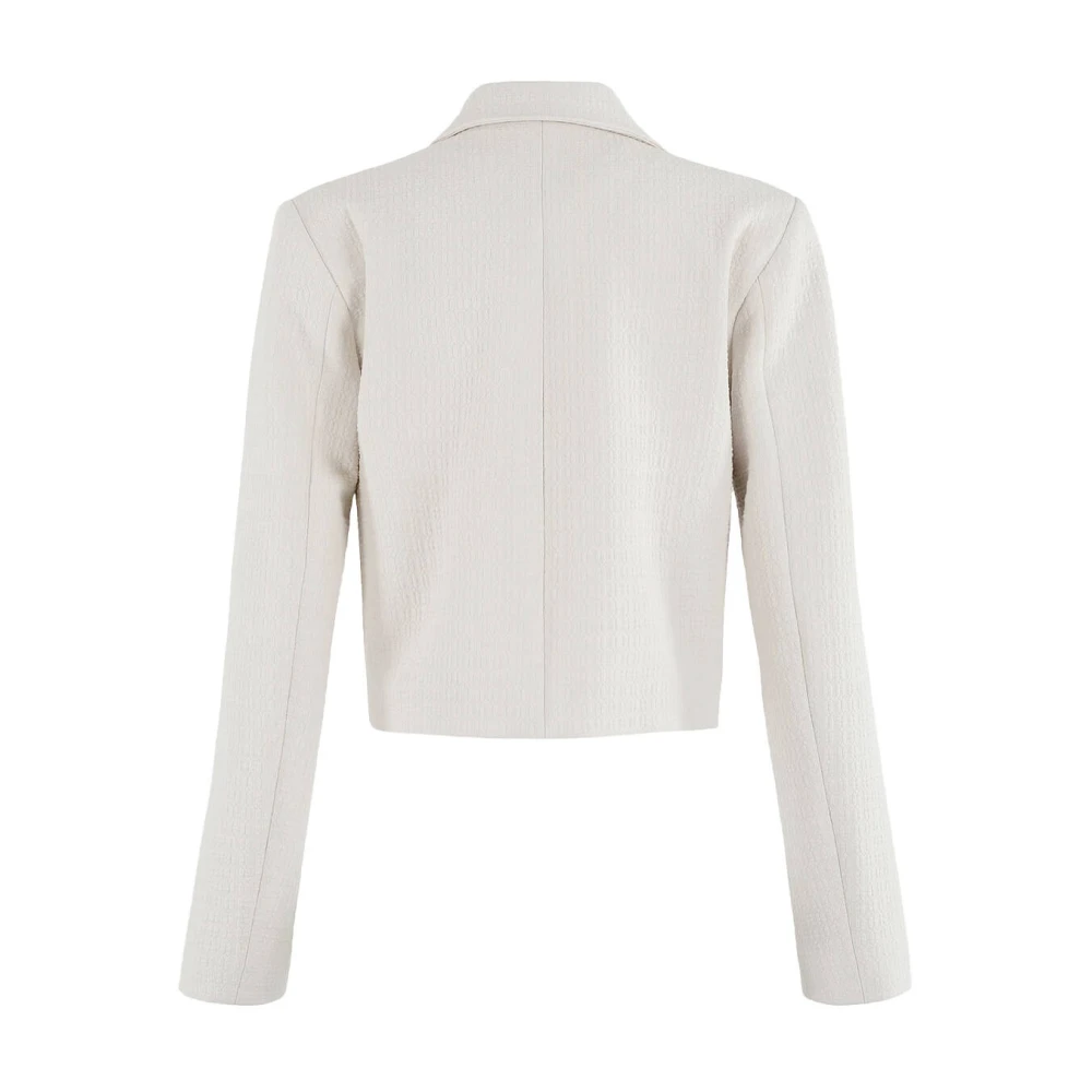 Anna Van Toor Elegante Blazer met Unieke Stijl Beige Dames