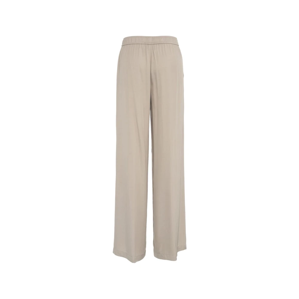 8pm Elegante Grijze Wijde Broek Gray Dames