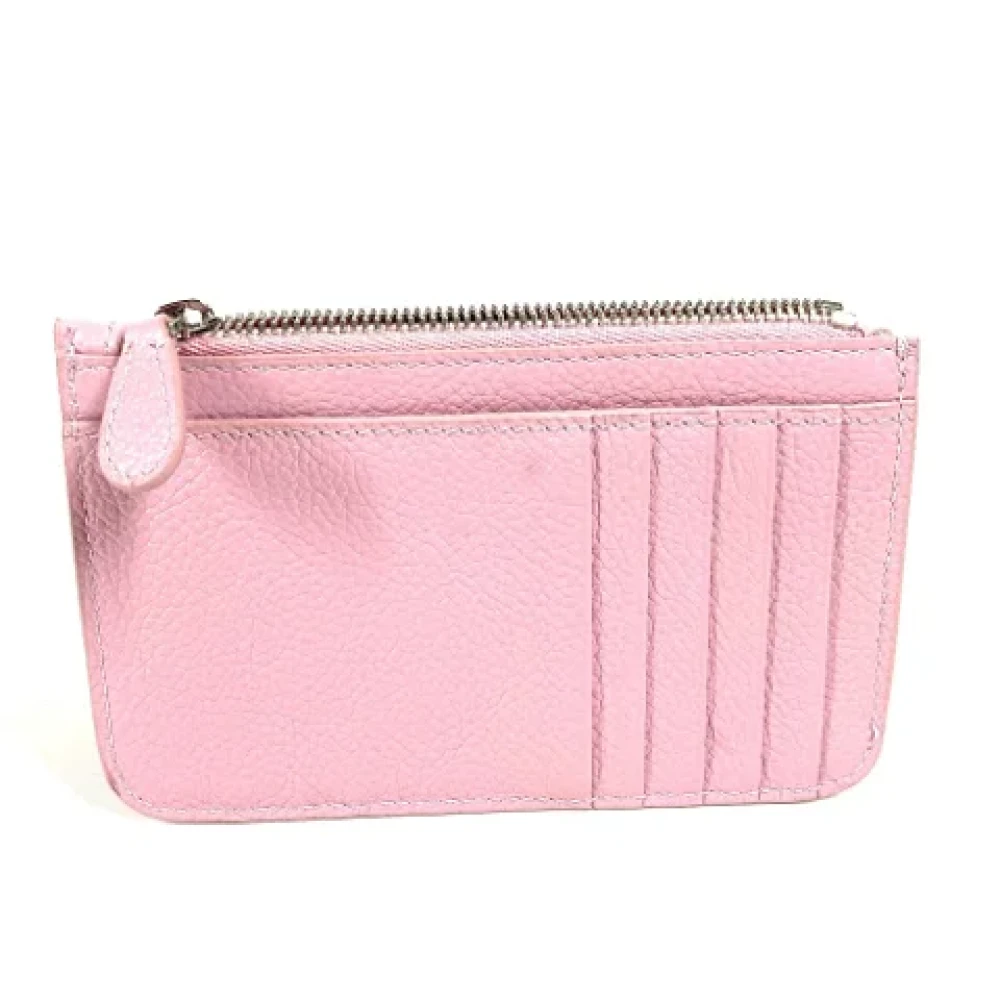 Balenciaga Vintage Pre-owned Leather wallets Pink Dames