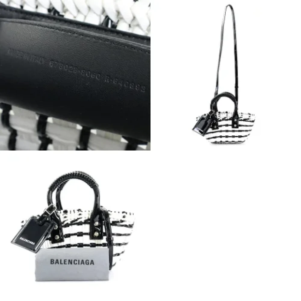 Balenciaga Vintage Pre-owned Polyester handbags Black Dames