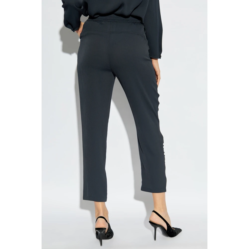 Emporio Armani Loszittende broek Gray Dames