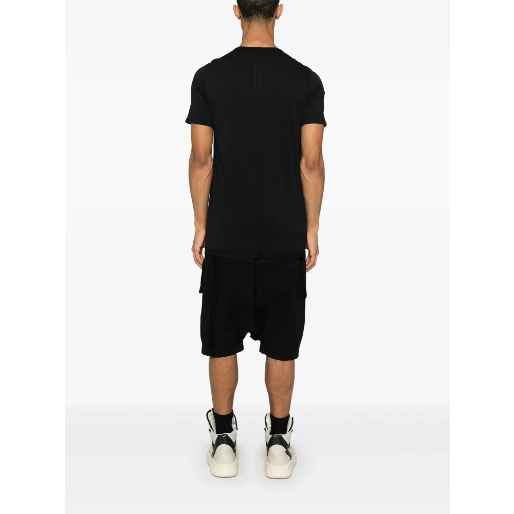 Rick Owens Zwart Katoenen T-shirt Level T Black Heren
