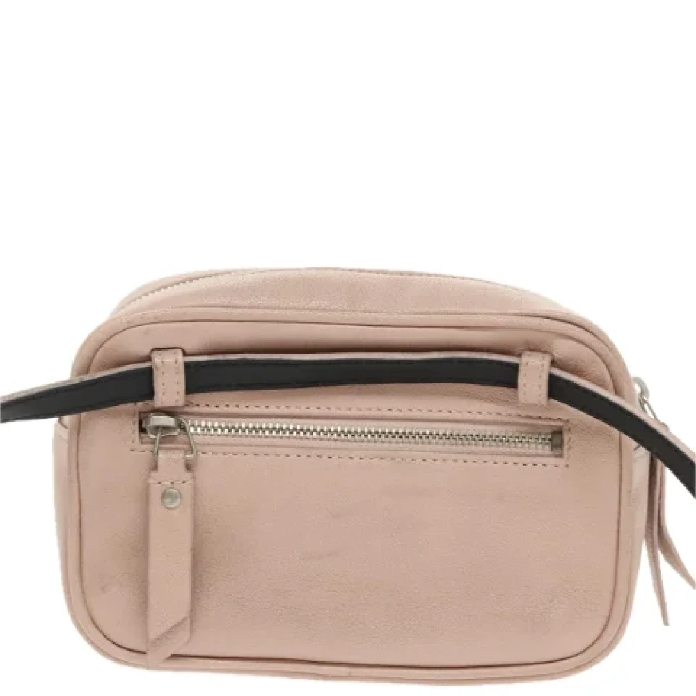 Saint Laurent Vintage Pre-owned Leather crossbody-bags Pink Dames