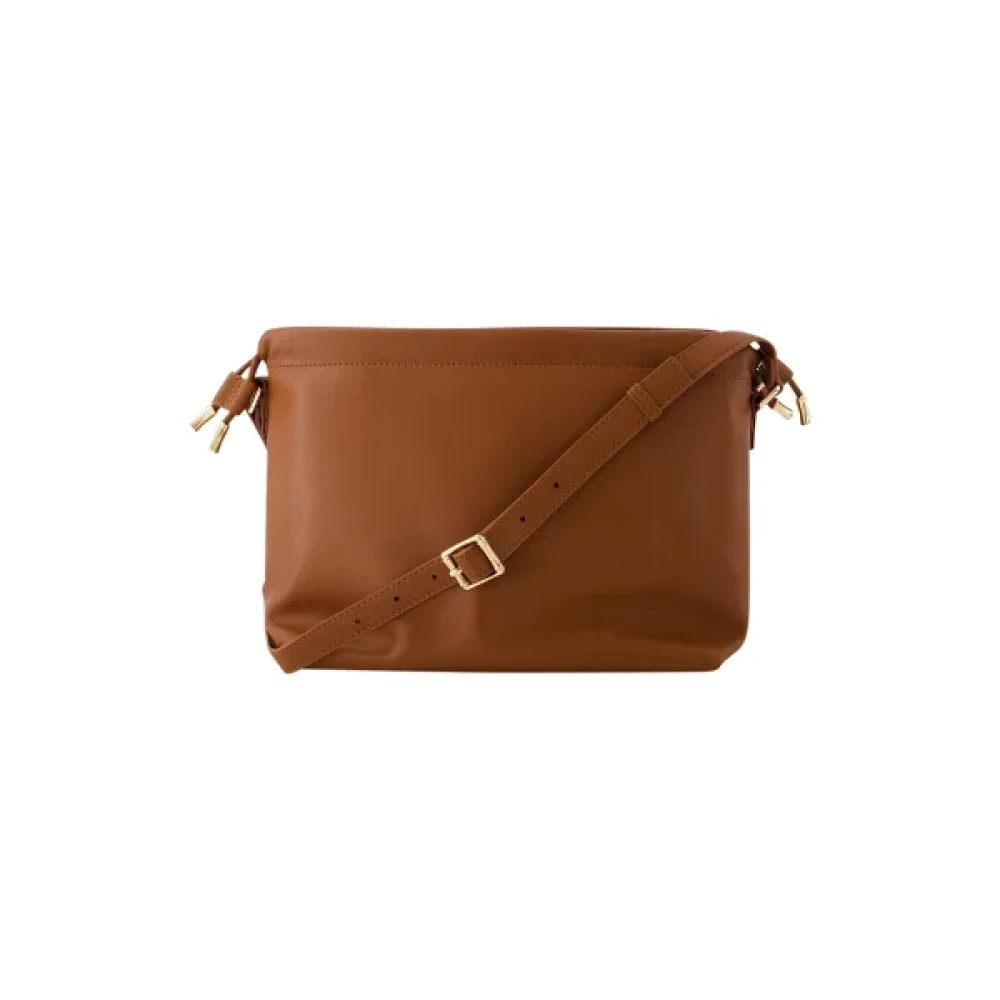 A.p.c. Leather crossbody-bags Brown Dames