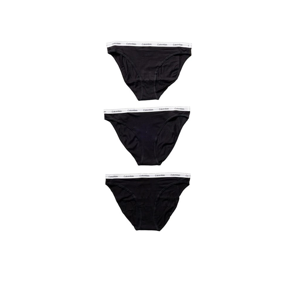 Calvin Klein Zwarte Katoenen Ondergoed Collectie Lente Zomer Black Dames