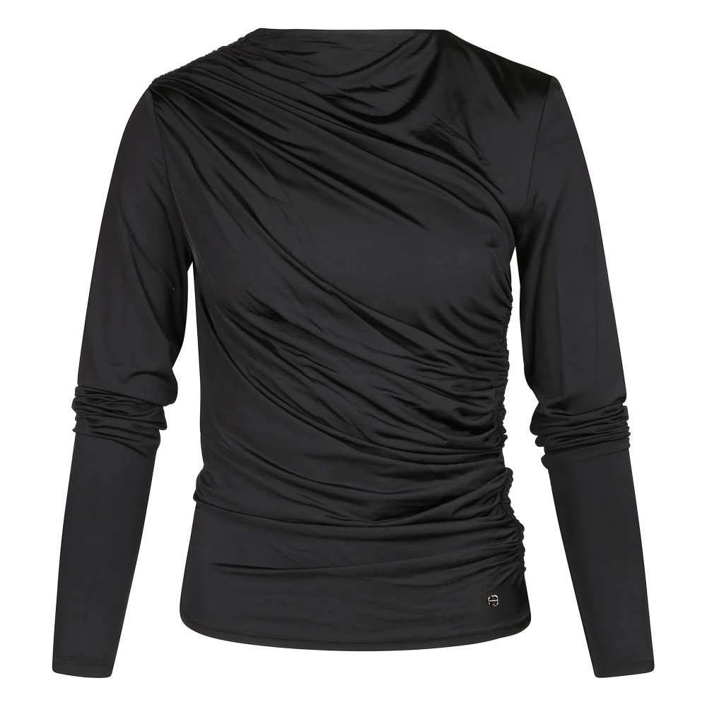 Anine Bing Zwarte Bray Top Stijlvol en Chic Black Dames