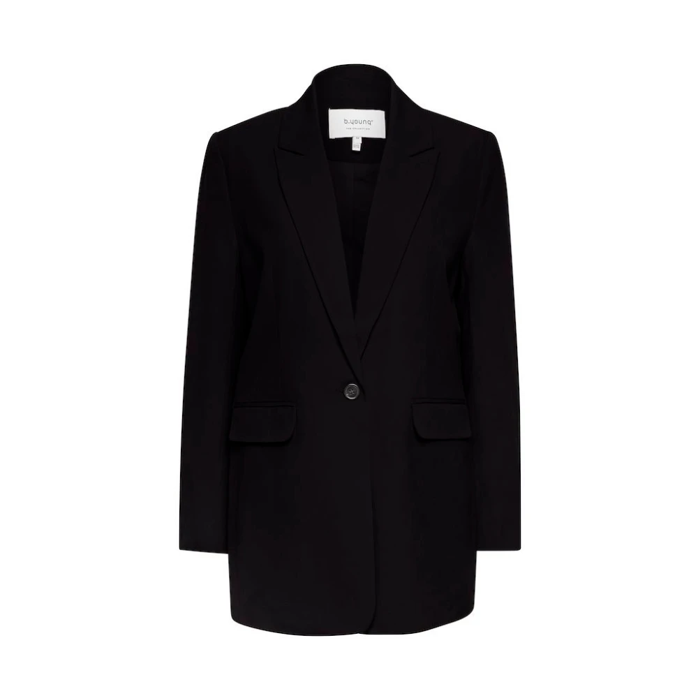 B.Young Zwarte casual blazer Black Dames
