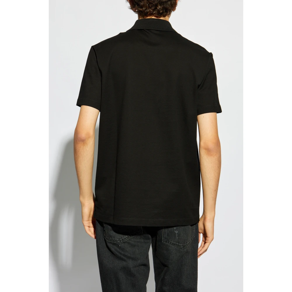 Versace Polo met logo Black Heren