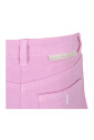 pink-cotton-casual-shorts-with-fringed-hems