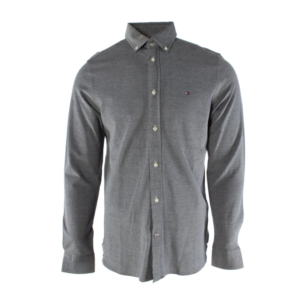 Tommy Hilfiger Men's Gray 1985 Knitted Sf Shirt