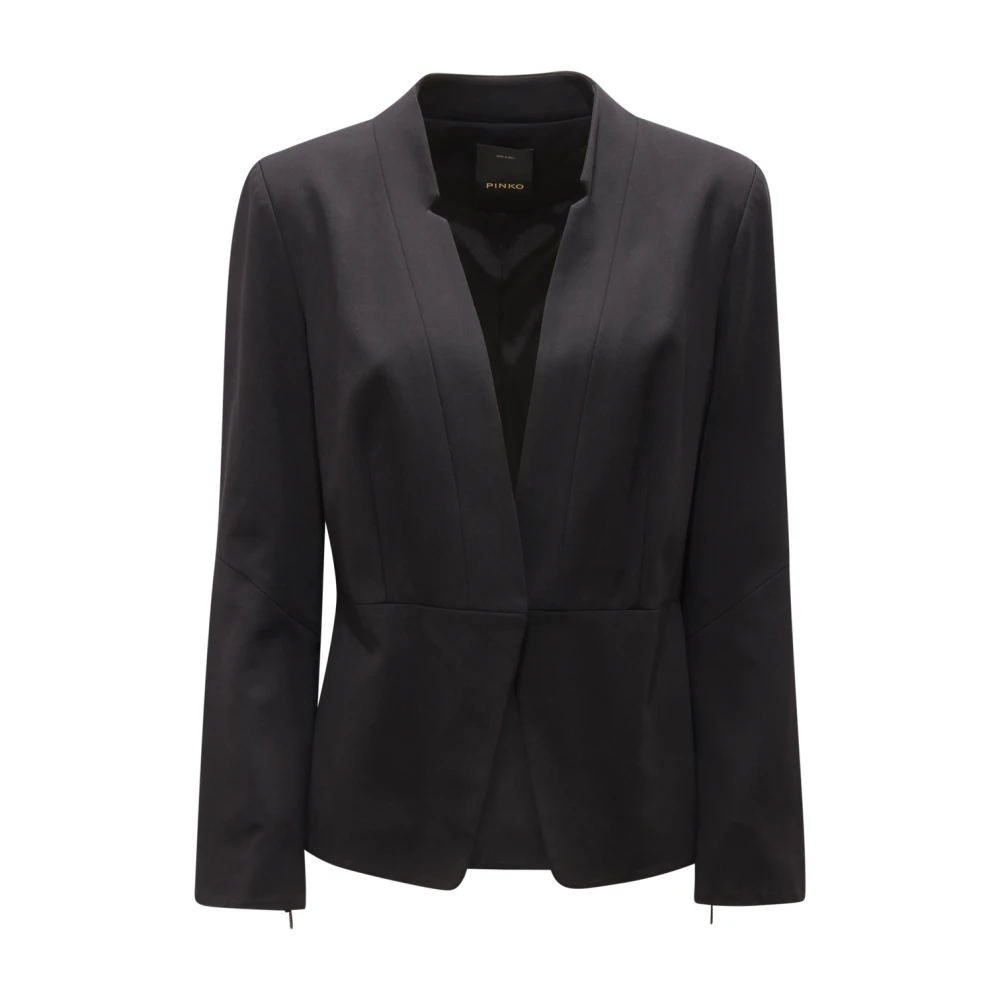Pinko Women's Black Biblioteca Wo Jacket - Blazers - Xl - Jackets