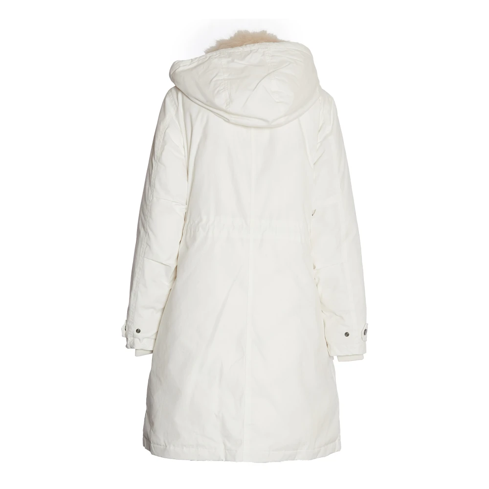 Woolrich Arctisch Wit Jack voor Vrouwen White Dames